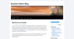 Desktop Screenshot of brewster.kahle.org